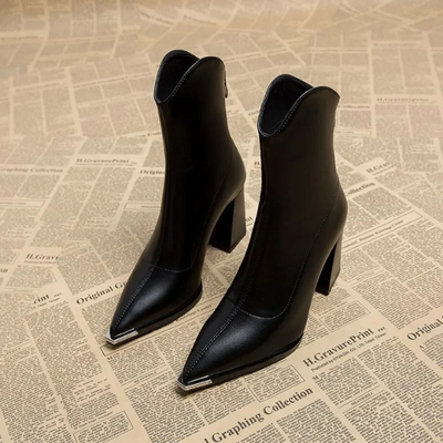 Vonterio Leder Stiefel