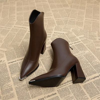Vonterio Leder Stiefel